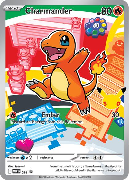 Charmander (038) [Mega Evolution Promo] - Shop at mousebows
