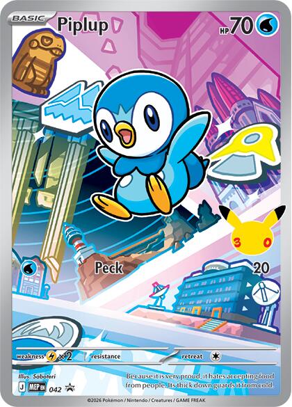 Piplup (042) [Mega Evolution Promo] - Shop at mousebows