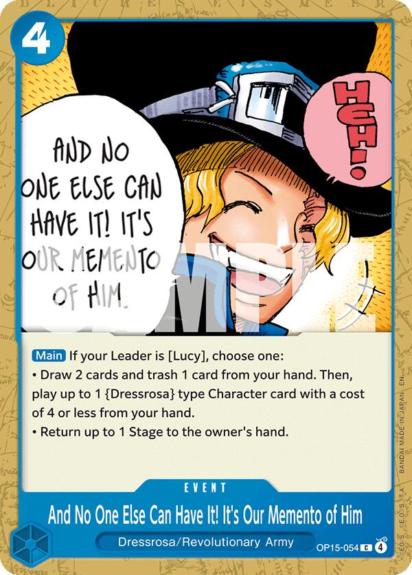 And No One Else Can Have It! It's Our Memento of Him [Adventure on Kami's Island] - Shop at mousebows