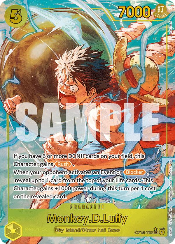 Monkey.D.Luffy (Alternate Art) [Adventure on Kami's Island] - Shop at mousebows