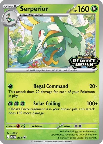 Serperior (064) [Mega Evolution Promo] - Shop at mousebows