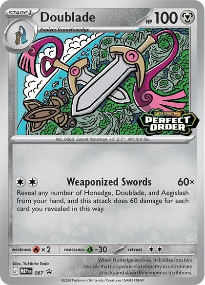 Doublade (067) [Mega Evolution Promo] - Shop at mousebows