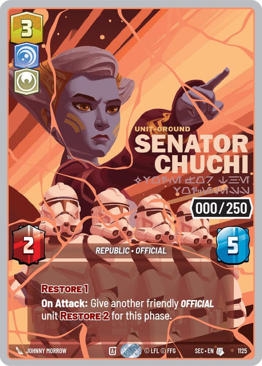 Senator Chuchi - Voice for the Voiceless (1125) (Serialized) (Rose Gold) (1125) [Secrets of Power] - Shop at mousebows