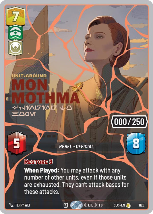 Mon Mothma - Clinging to Hope (1128) (Serialized) (Rose Gold) (1128) [Secrets of Power] - Shop at mousebows