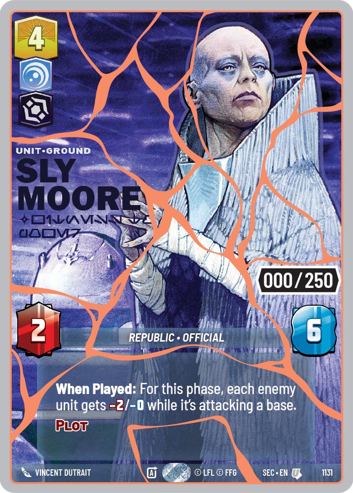 Sly Moore - Witness to Power (1131) (Serialized) (Rose Gold) (1131) [Secrets of Power] - Shop at mousebows