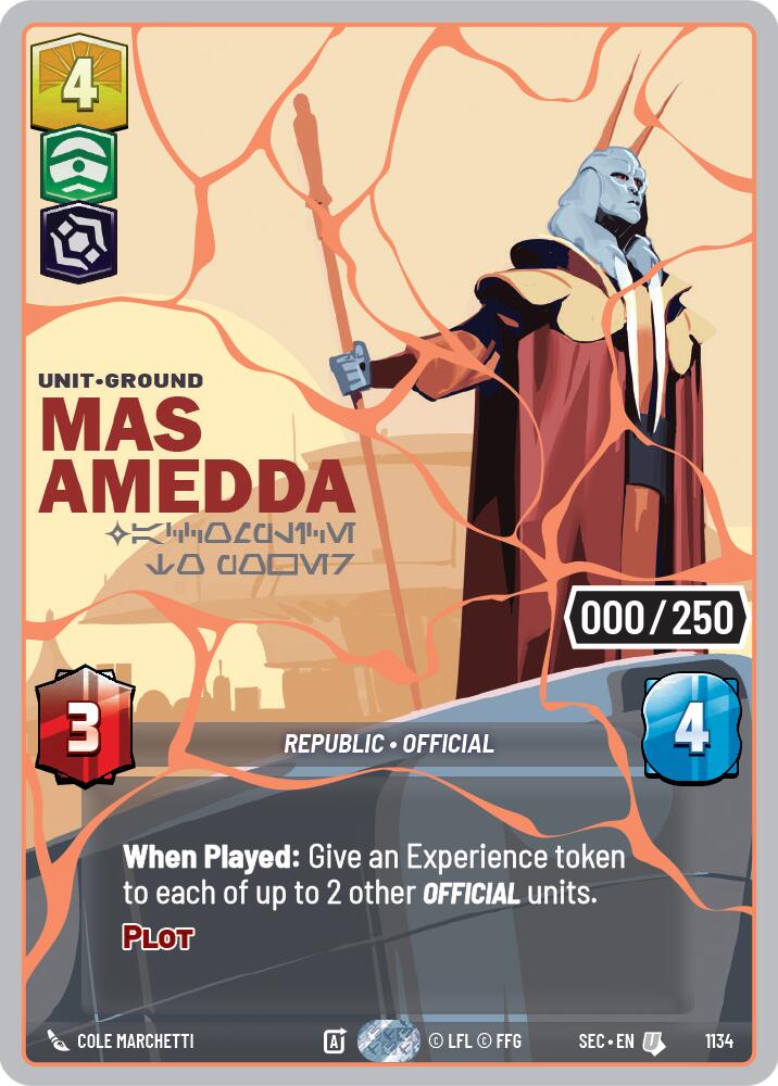 Mas Amedda - Accomplice to Power (1134) (Serialized) (Rose Gold) (1134) [Secrets of Power] - Shop at mousebows