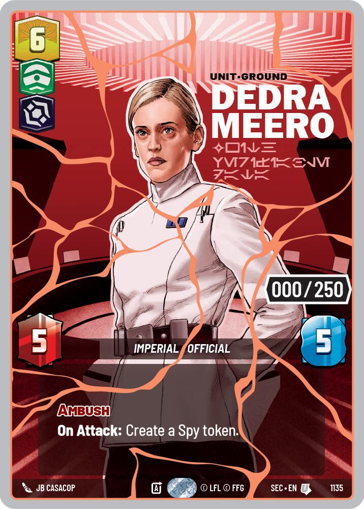 Dedra Meero - With Verifiable Data (1135) (Serialized) (Rose Gold) (1135) [Secrets of Power] - Shop at mousebows