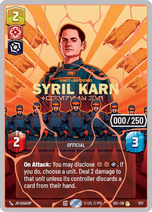 Syril Karn - Where Is He? (1137) (Serialized) (Rose Gold) (1137) [Secrets of Power] - Shop at mousebows