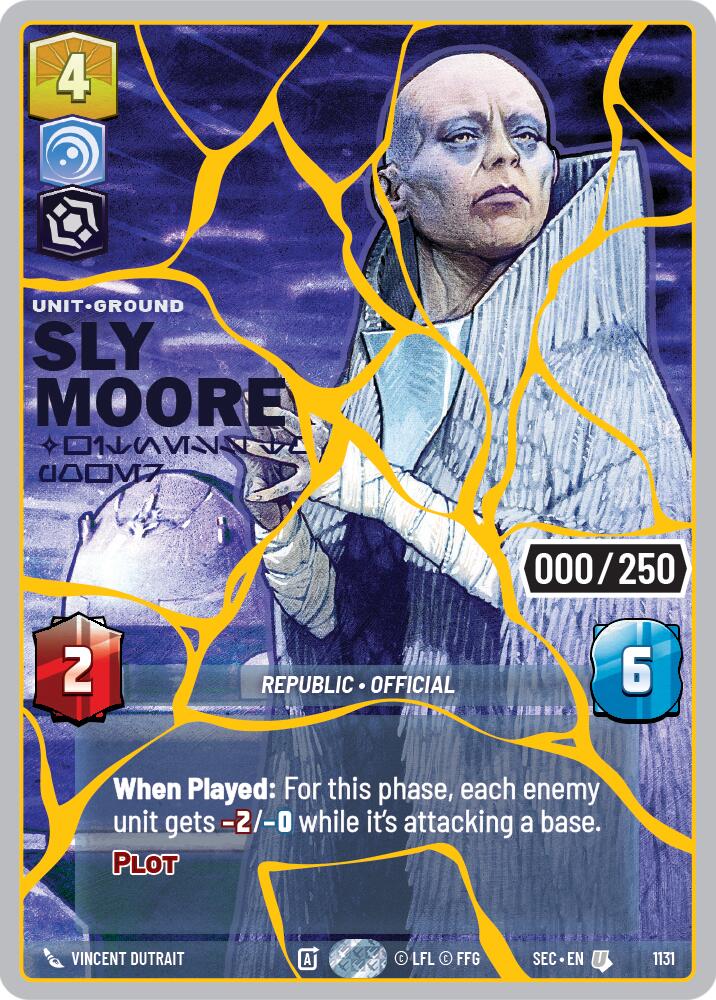 Sly Moore - Witness to Power (1131) (Serialized) (Gold) (1131) [Secrets of Power] - Shop at mousebows