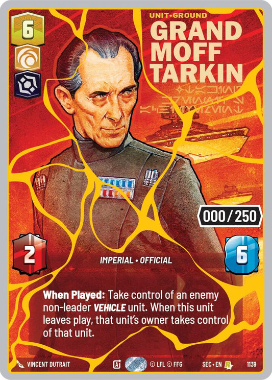Grand Moff Tarkin - Taking Krennic's Achievement (1139) (Serialized) (Gold) (1139) [Secrets of Power] - Shop at mousebows