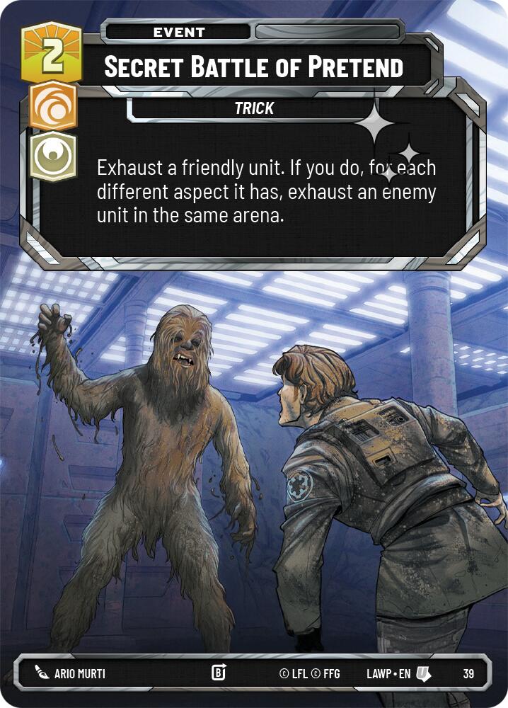 Secret Battle of Pretend (39) (Foil) (39) [A Lawless Time: Weekly Play] - Shop at mousebows