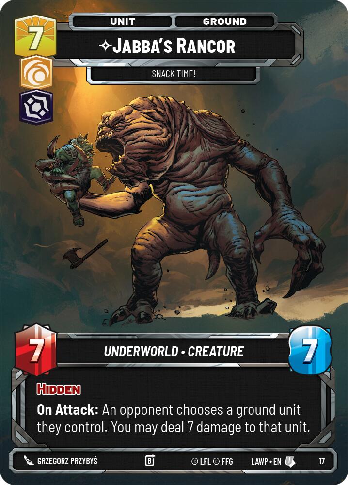 Jabba's Rancor - Snack Time! (17) (17) [A Lawless Time: Weekly Play] - Shop at mousebows