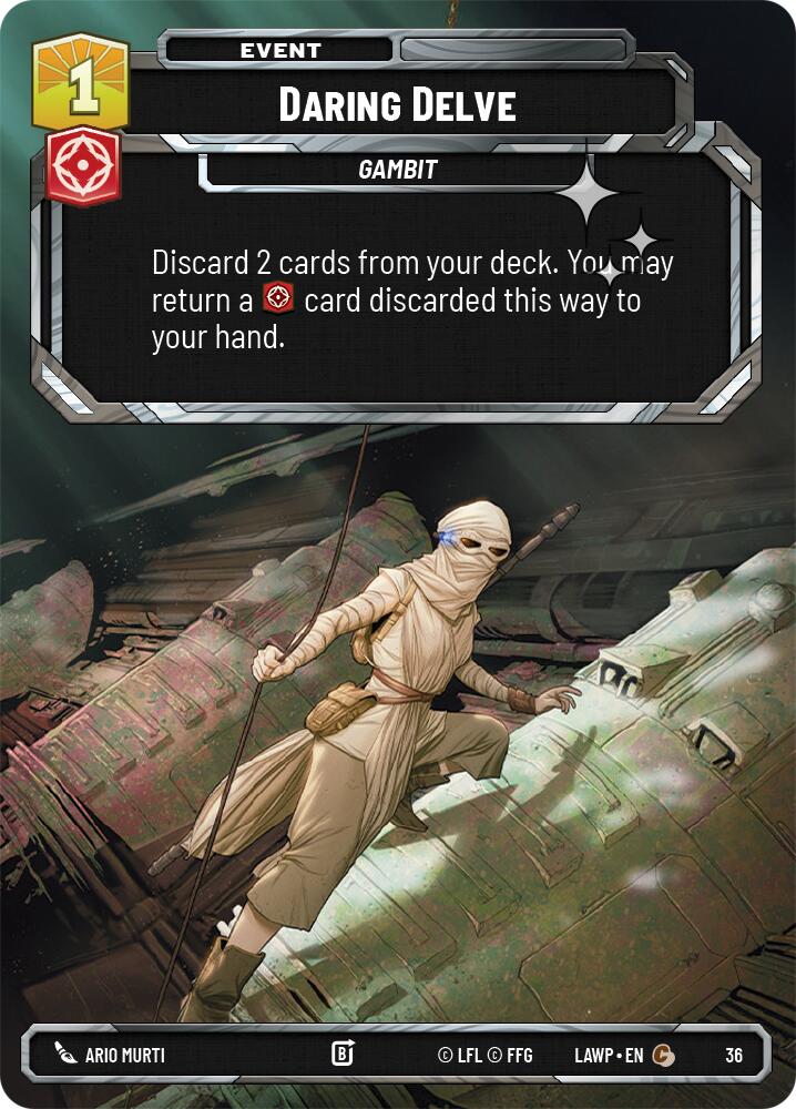 Daring Delve (36) (Foil) (36) [A Lawless Time: Weekly Play] - Shop at mousebows