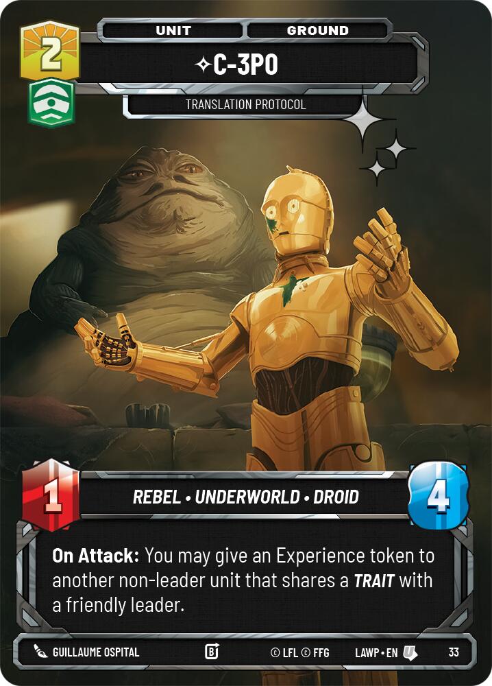 C-3PO - Translation Protocol (13) (Foil) (13) [A Lawless Time: Weekly Play] - Shop at mousebows
