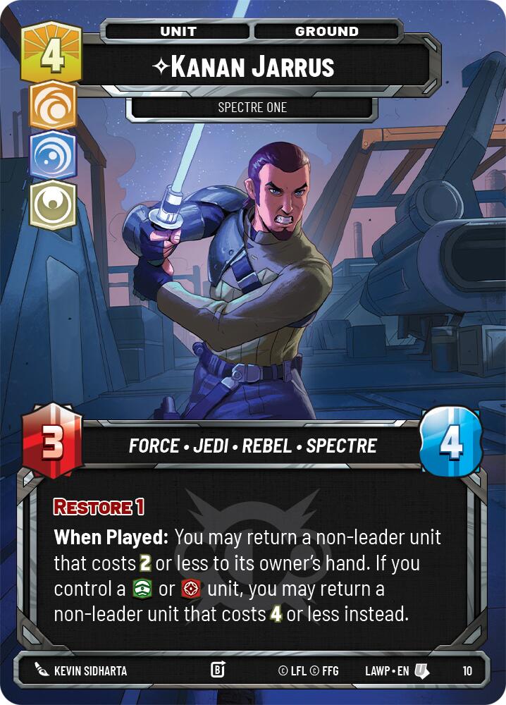 Kanan Jarrus - Spectre One (10) (10) [A Lawless Time: Weekly Play] - Shop at mousebows
