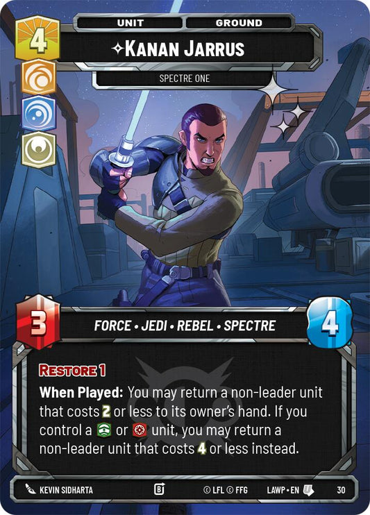 Kanan Jarrus - Spectre One (30) (Foil) (30) [A Lawless Time: Weekly Play] - Shop at mousebows