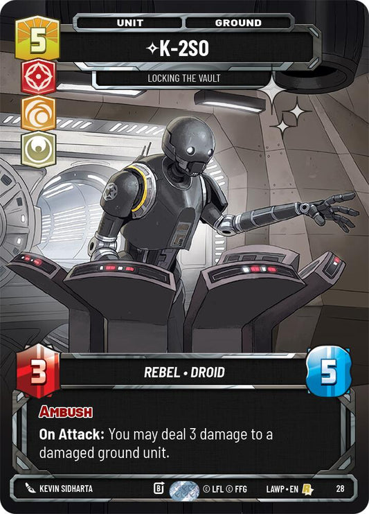 K-2S0 - Locking the Vault (28) (Foil) (28) [A Lawless Time: Weekly Play] - Shop at mousebows