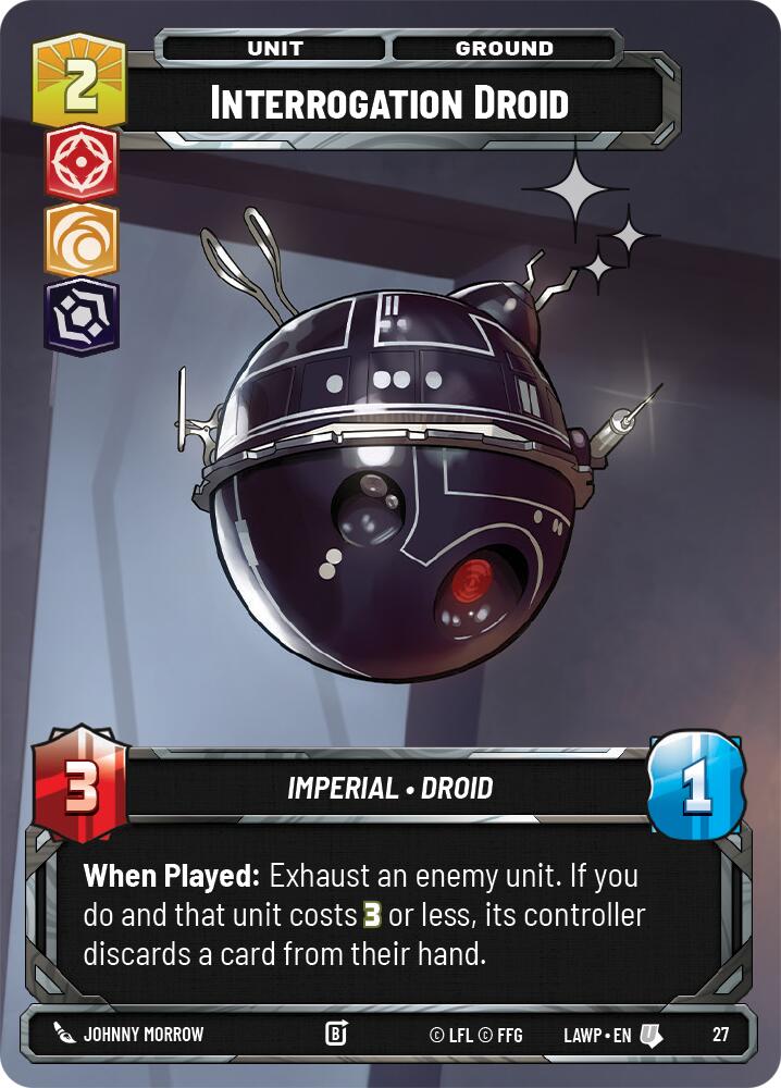 Interrogation Droid (27) (Foil) (27) [A Lawless Time: Weekly Play] - Shop at mousebows