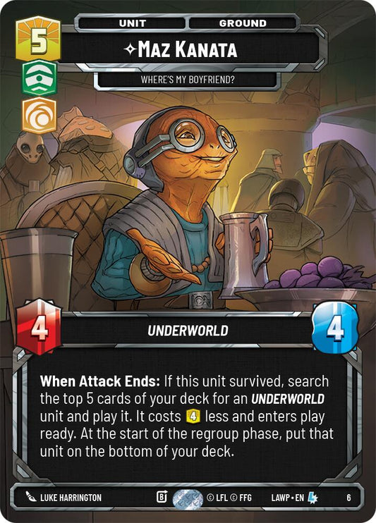 Maz Kanata - Where's My Boyfriend? (6) (6) [A Lawless Time: Weekly Play] - Shop at mousebows