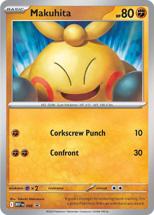 Makuhita (068) (Cosmos Holo) [Mega Evolution Promo] - Shop at mousebows
