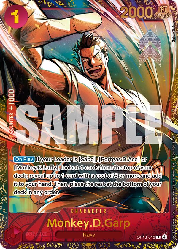 Monkey.D.Garp (Treasure Cup March 2026) [One Piece Promotion Cards] - Shop at mousebows