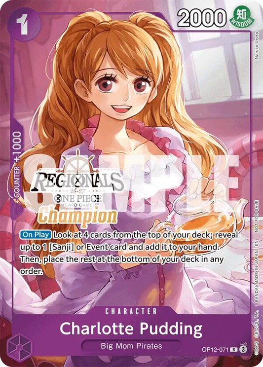 Charlotte Pudding (Regionals Champion Card Set 26-27) [One Piece Promotion Cards] - Shop at mousebows