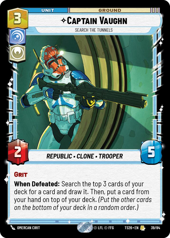 Captain Vaughn - Search the Tunnels (39/84) (39/84) [Twin Suns] - Shop at mousebows