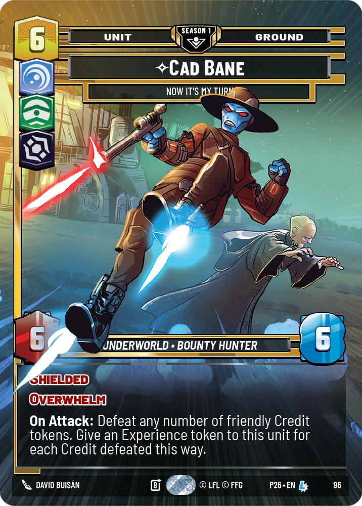 Cade Bane - Now It's My Turn (96) (96) [Sector and Regional Promos: Season 1] - Shop at mousebows