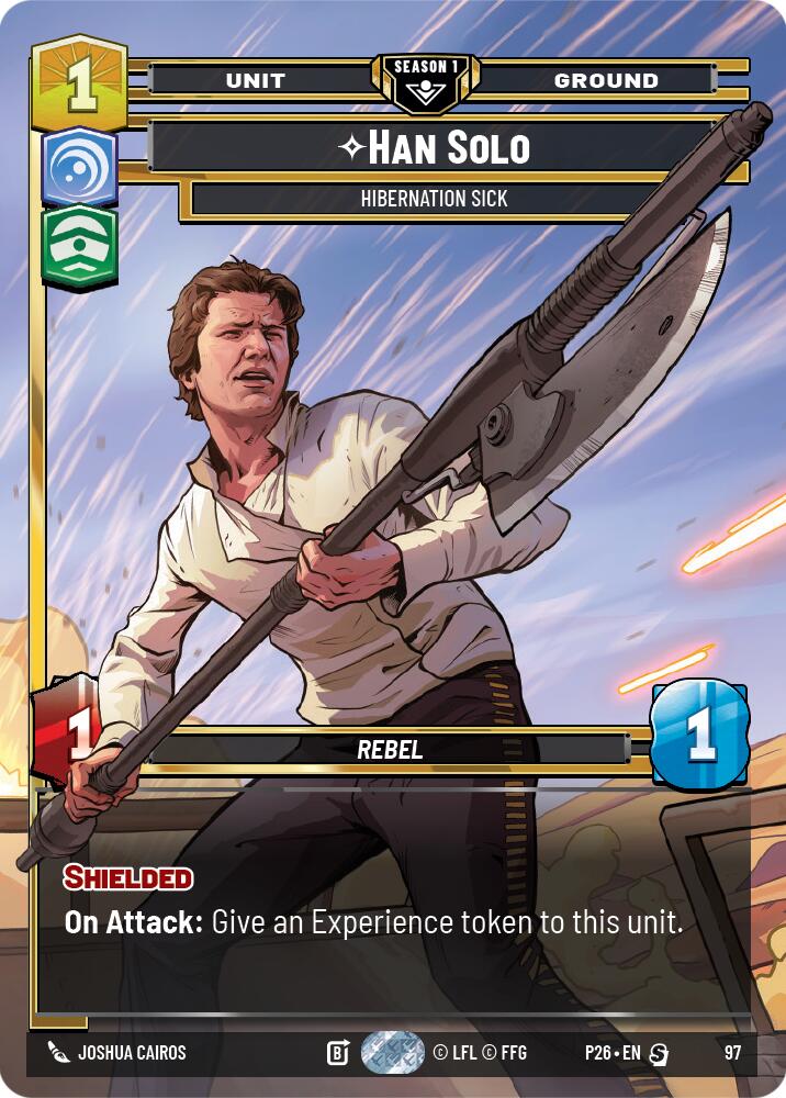 Han Solo - Hibernation Sick (97) (97) [Sector and Regional Promos: Season 1] - Shop at mousebows