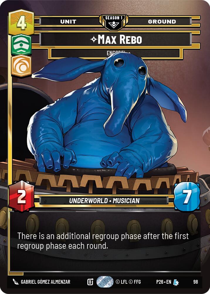Max Rebo - Encore! (98) (98) [Sector and Regional Promos: Season 1] - Shop at mousebows