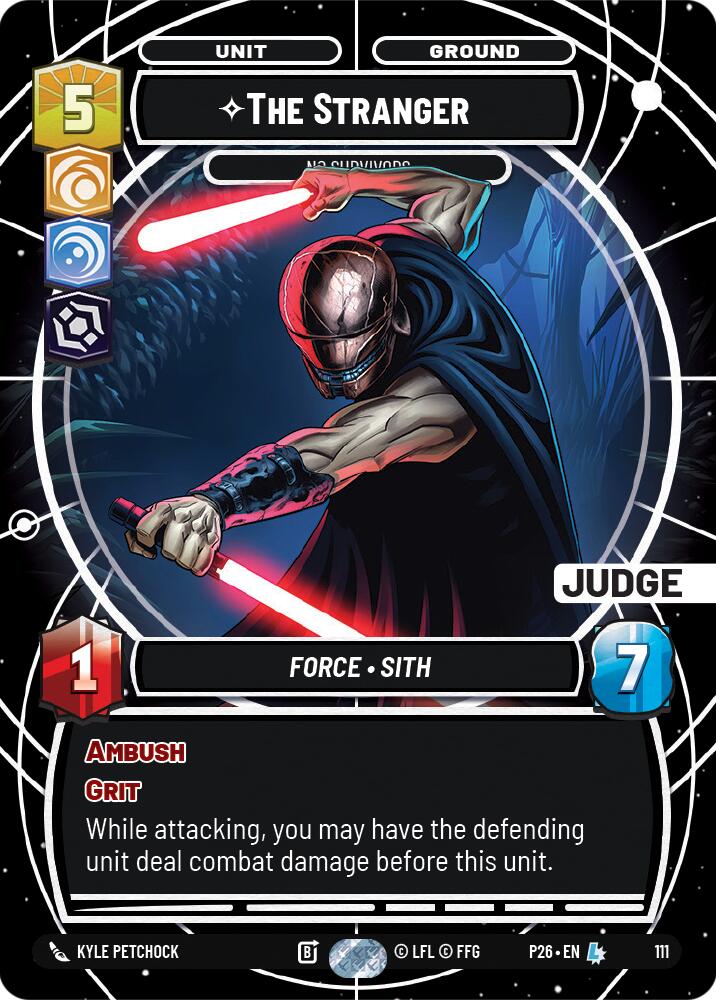 The Stranger - No Survivors (111) (111) [Judge Promos] - Shop at mousebows