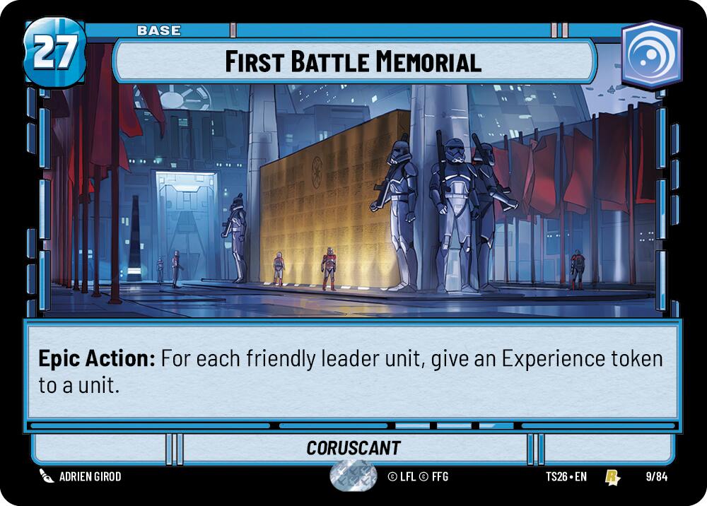 First Battle Memorial (9/84) (9/84) [Twin Suns] - Shop at mousebows