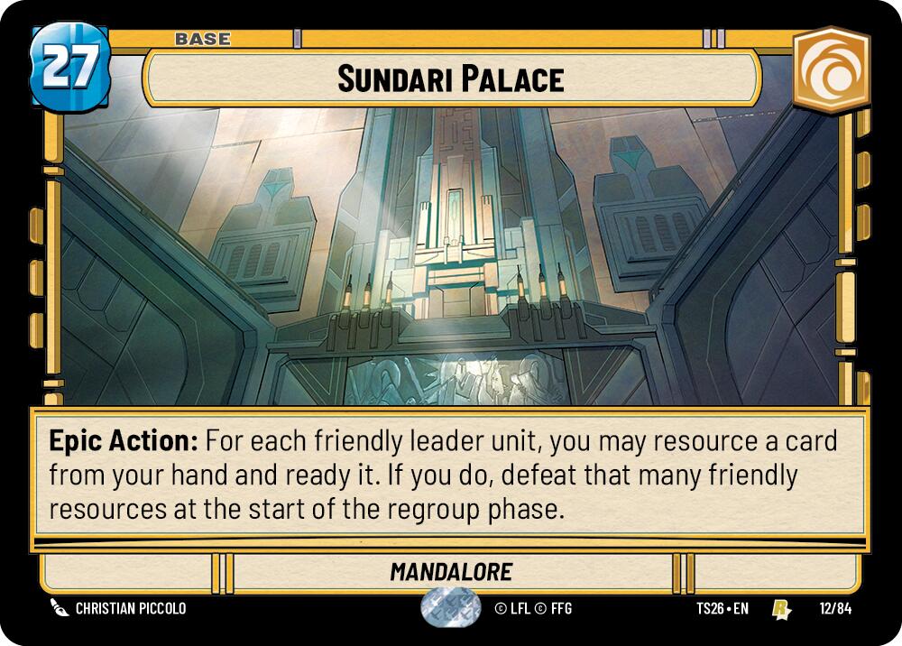 Sundari Palace (12/84) (12/84) [Twin Suns] - Shop at mousebows