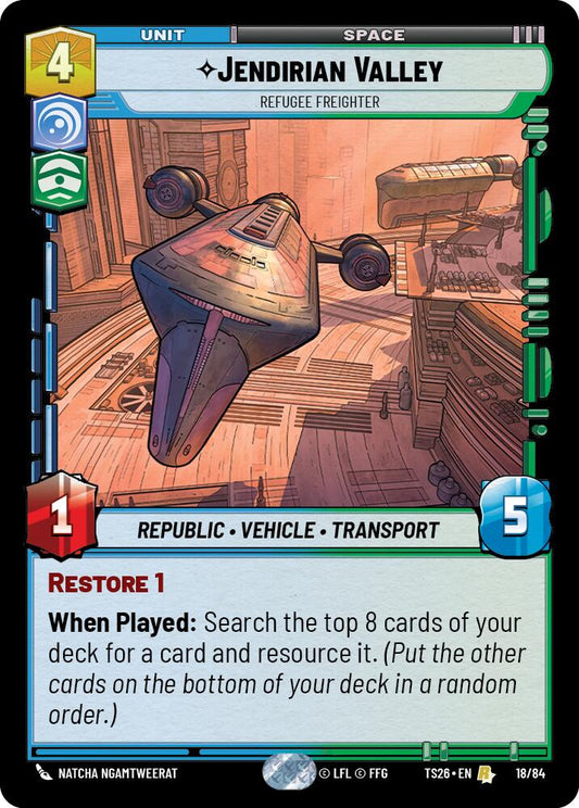 Jendirian Valley - Refugee Freighter (18/84) (18/84) [Twin Suns] - Shop at mousebows