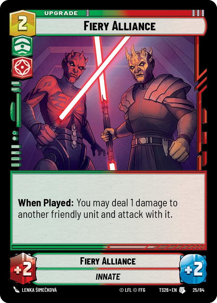 Fiery Alliance (25/84) (25/84) [Twin Suns] - Shop at mousebows