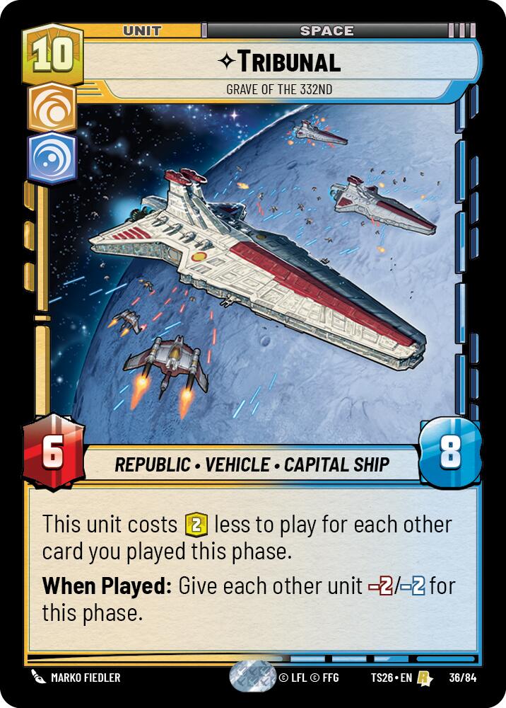 Tribunal - Grave of the 32nd (36/84) (36/84) [Twin Suns] - Shop at mousebows