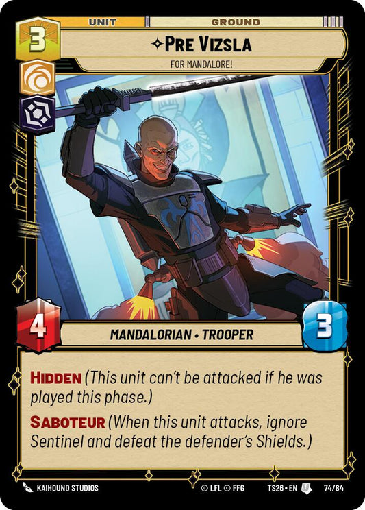 Pre Vizsla - For Mandalore! (74/84) (74/84) [Twin Suns] - Shop at mousebows