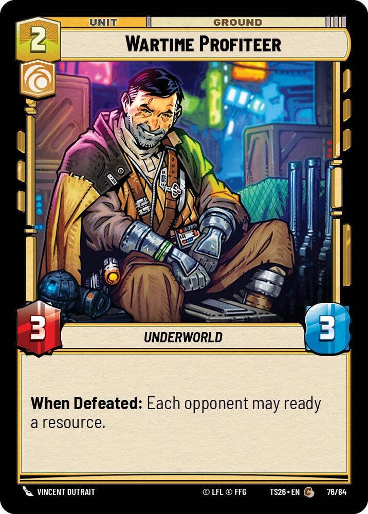 Wartime Profiteer (76/84) (76/84) [Twin Suns] - Shop at mousebows