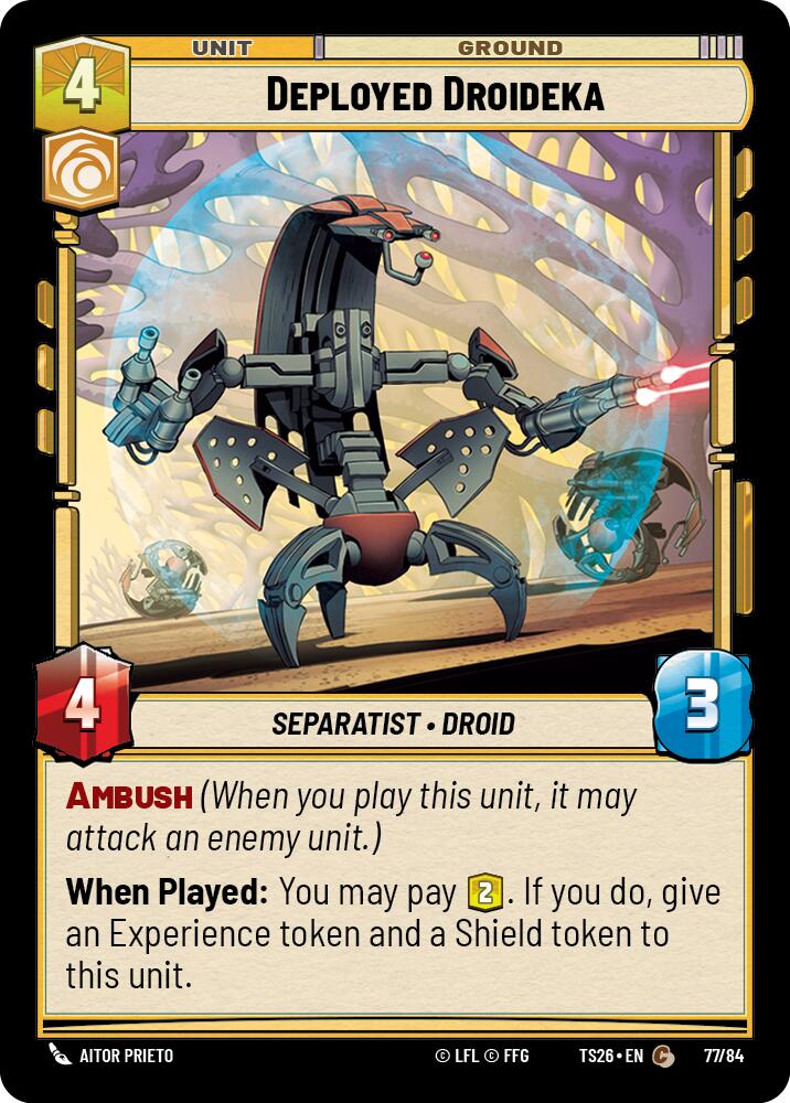 Deployed Droideka (77/84) (77/84) [Twin Suns] - Shop at mousebows
