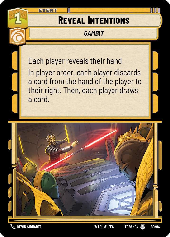 Reveal Intentions (80/84) (80/84) [Twin Suns] - Shop at mousebows