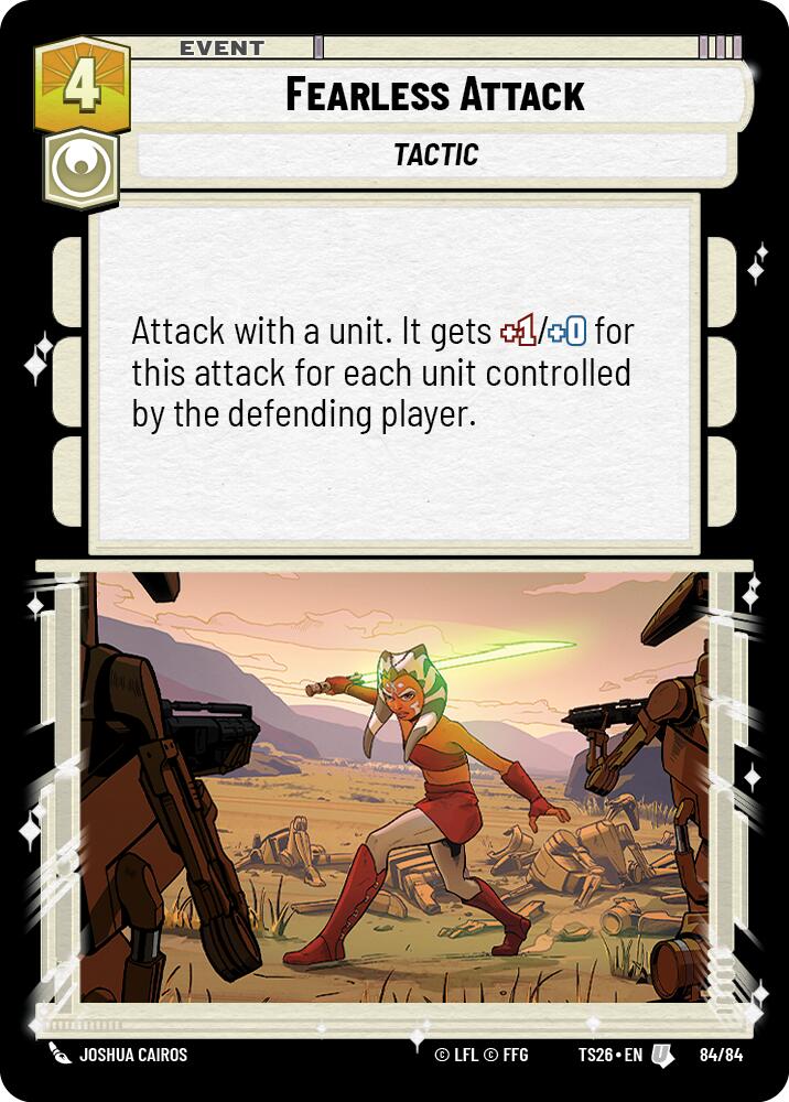 Fearless Attack (84/84) (84/84) [Twin Suns] - Shop at mousebows
