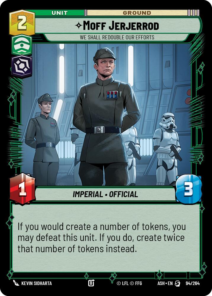 Moff Jerjerrod - We Shall Redouble Our Efforts (94/264) (94/264) [Ashes of the Empire] - Shop at mousebows