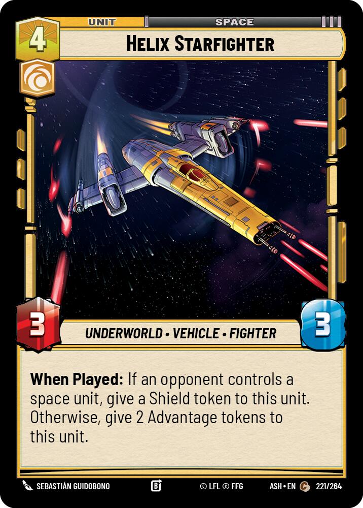 Helix Starfighter (221/264) (221/264) [Ashes of the Empire] - Shop at mousebows