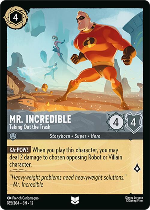 Mr. Incredible - Taking Out the Trash (185/204) [Wilds Unknown] - Shop at mousebows