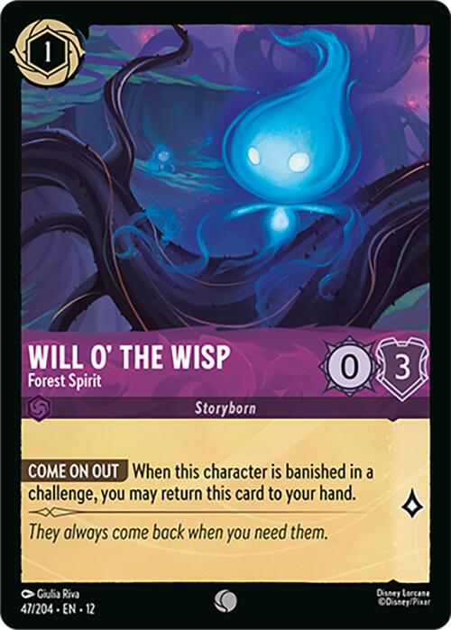 Will o' the Wisp - Forest Spirit (47/204) [Wilds Unknown] - Shop at mousebows