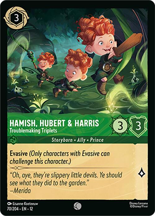 Hamish, Hubert & Harris - Troublemaking Triplets (70/204) [Wilds Unknown] - Shop at mousebows