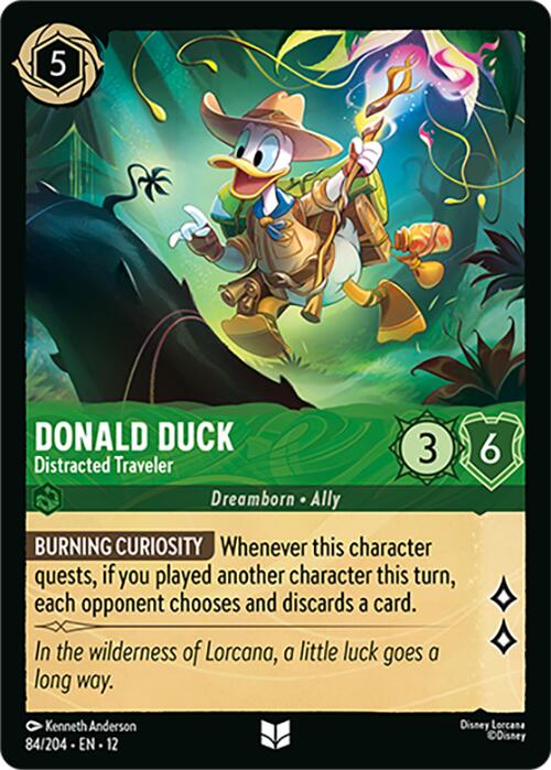 Donald Duck - Distracted Traveler (84/204) [Wilds Unknown] - Shop at mousebows