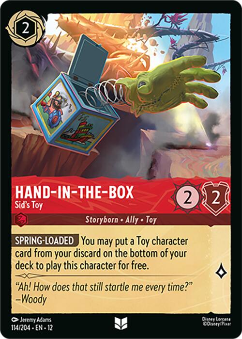 Hand-in-the-Box - Sid's Toy (114/204) [Wilds Unknown] - Shop at mousebows