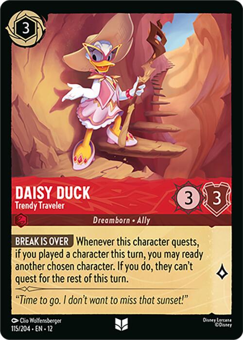 Daisy Duck - Trendy Traveler (115/204) [Wilds Unknown] - Shop at mousebows