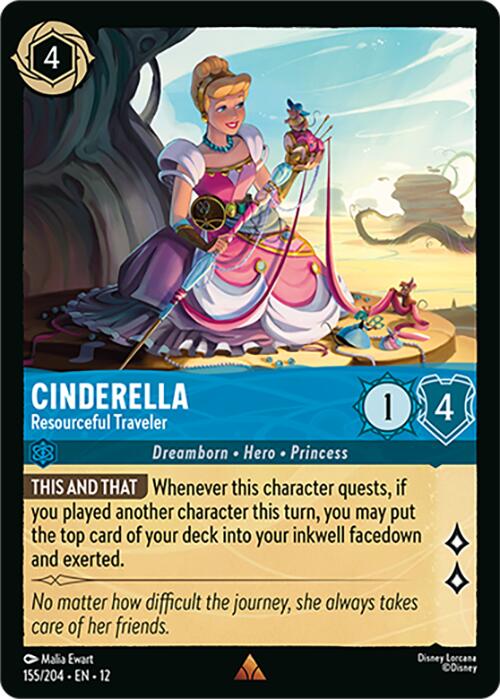 Cinderella - Resourceful Traveler (155/204) [Wilds Unknown] - Shop at mousebows